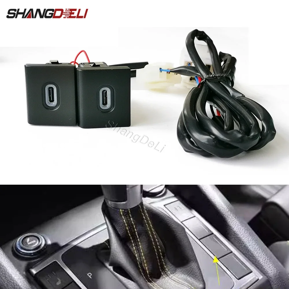 Red LED Quick Car Charger Sock - Usb C Power Adapter review and price
