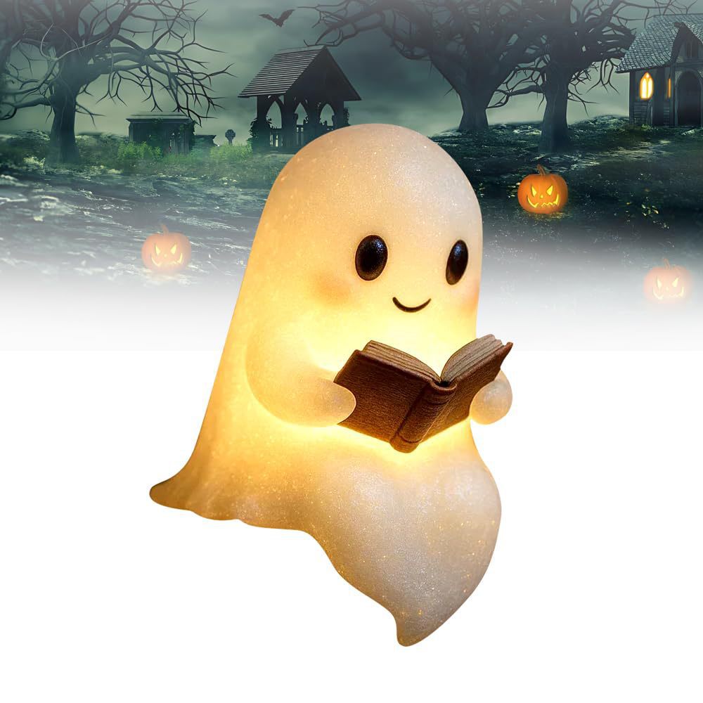 Laptop Accessories Light - New Cute Ghost Reading Book Lamp