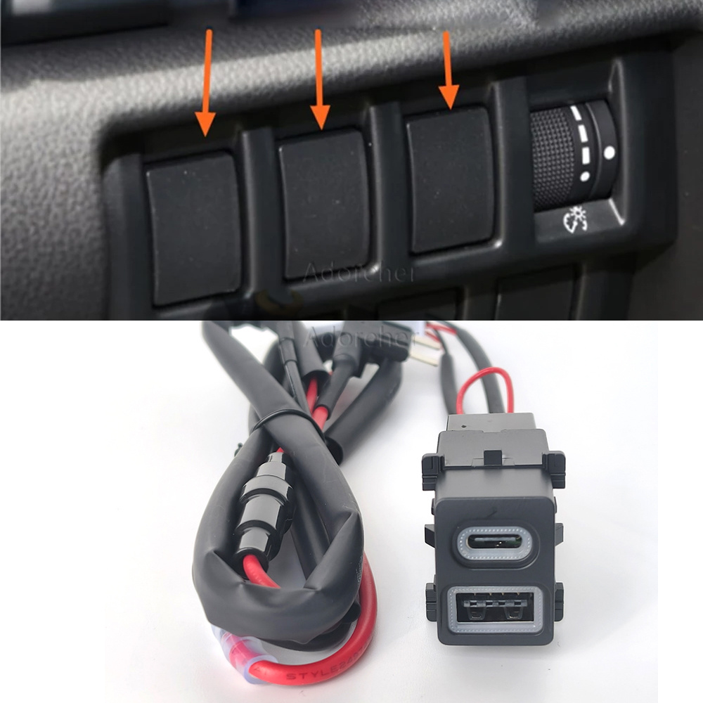 Modified Car USB QC3.0 Type-C  - Usb C Power Adapter review and price