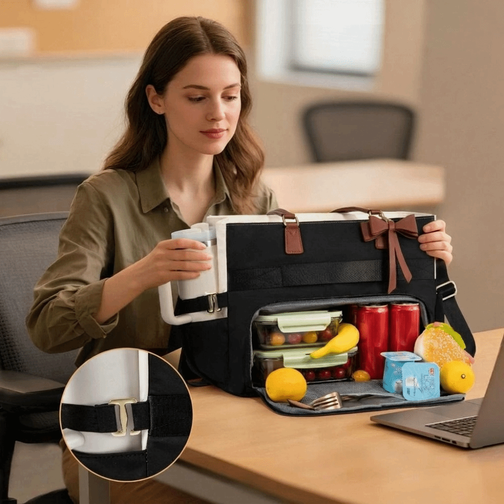Large Capacity Insulated Lunch - Laptop Accessories Organizer Bag review and price