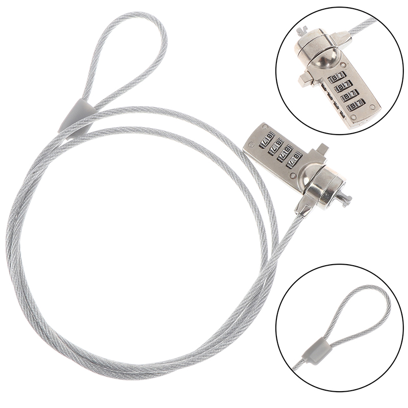 4 Digit security password comp - Laptop Lock Cable review and price