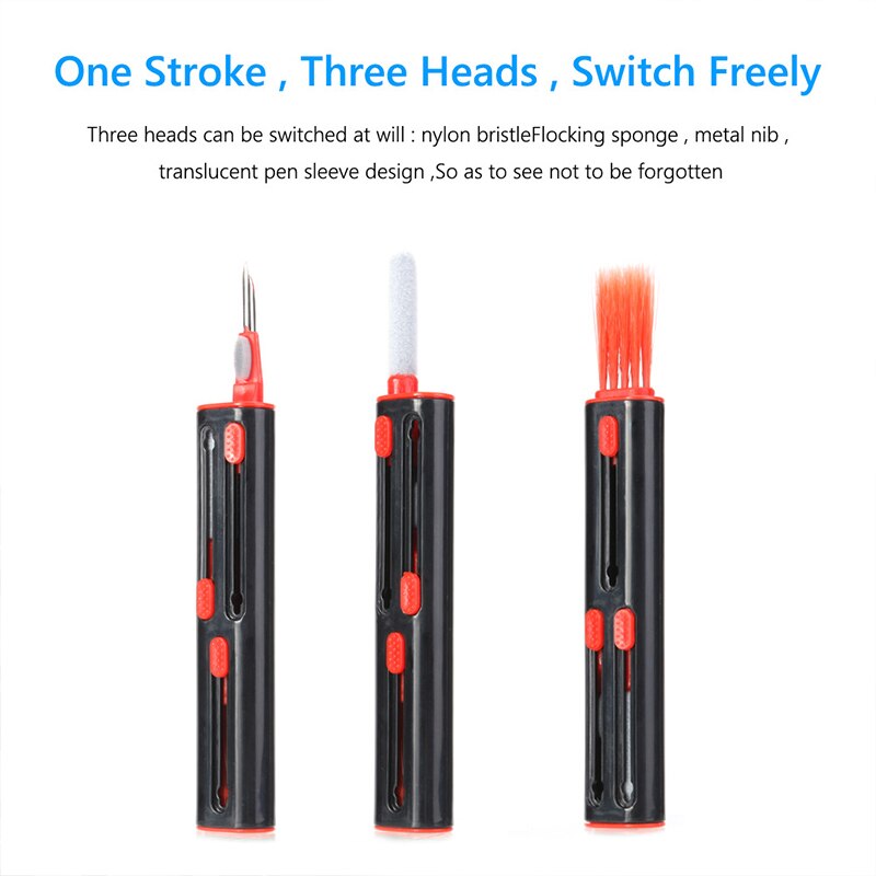 3 In 1 Earphone Cleaner Brush  - Laptop Accessories Cleaning Kit review and price