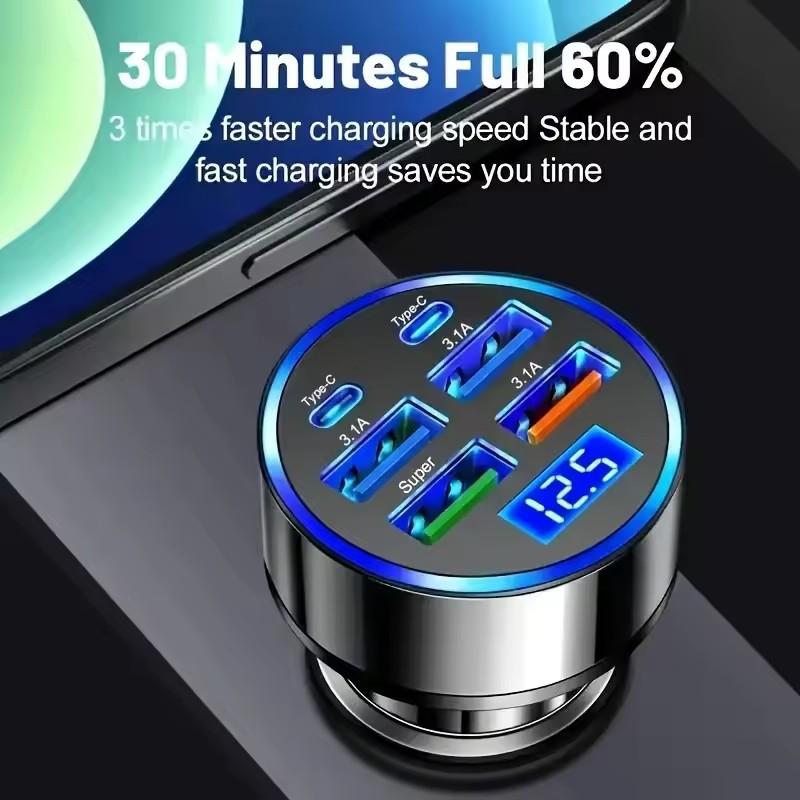 300W PD Car Charger 6 Ports Fa - Usb C Power Adapter review and price