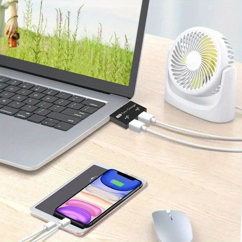 USB2.0 Splitter 1 Male To 2 Po - Laptop Accessories Gadgets review and price