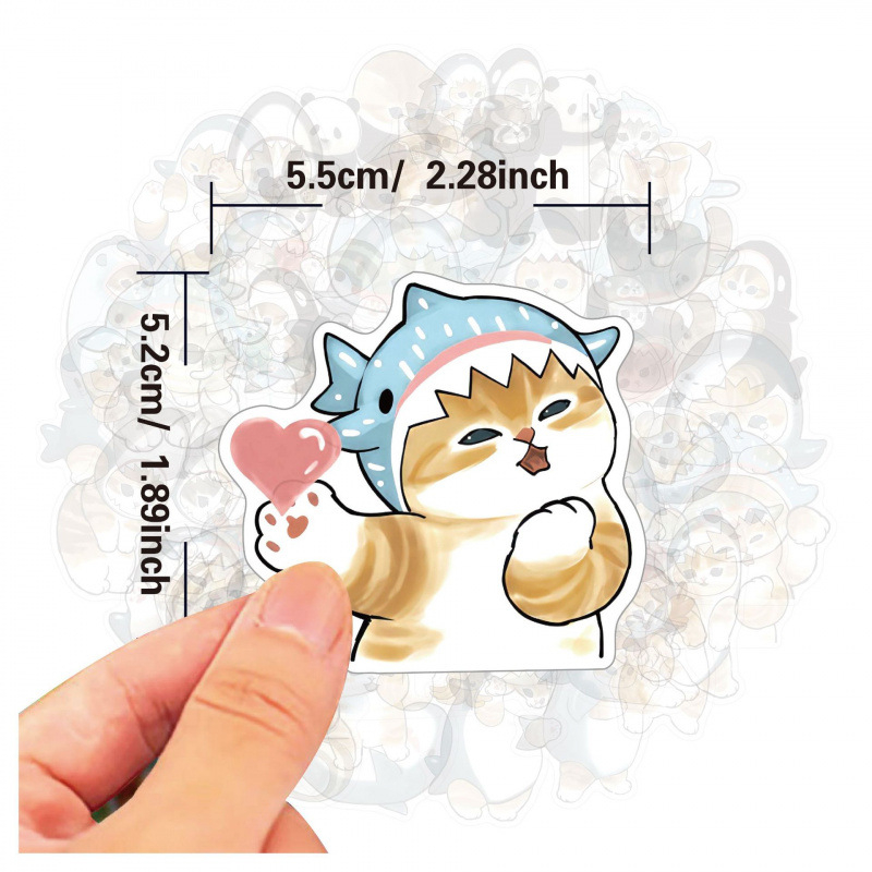 Mofusand Cute Stickers for  Fu - Laptop Accessories Aesthetic review and price