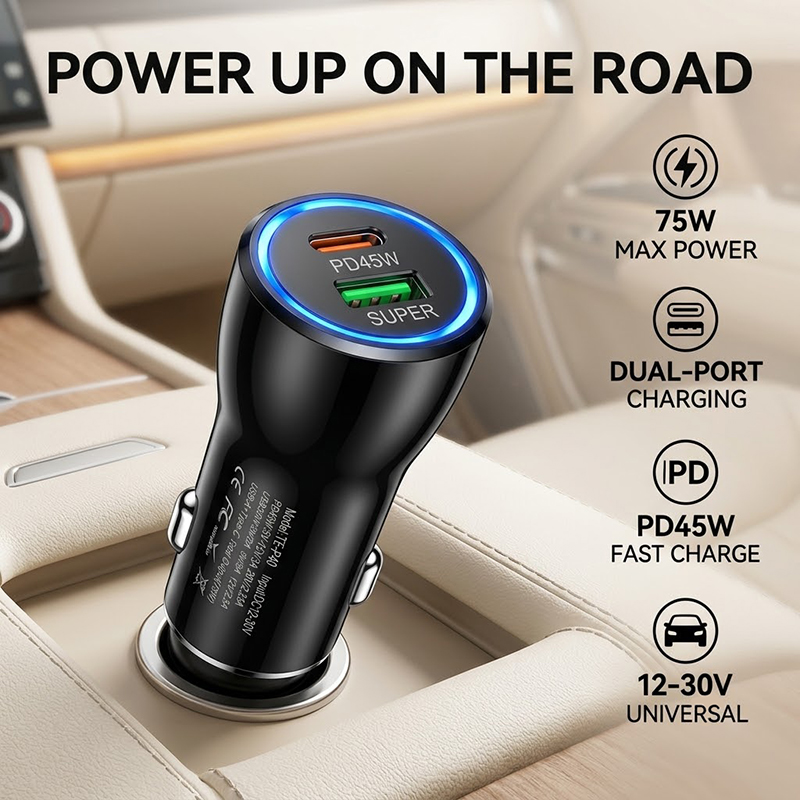 Dual Port 45W USB C Car Charge - Usb C Power Adapter review and price