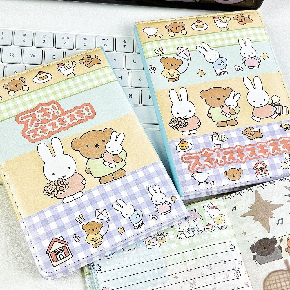 Miffy Rabbit Collage Notebook  - Laptop Accessories Cover review and price