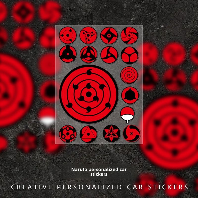 Sharingan Eye Die-cut Sticker  - Laptop Accessories Cover review and price