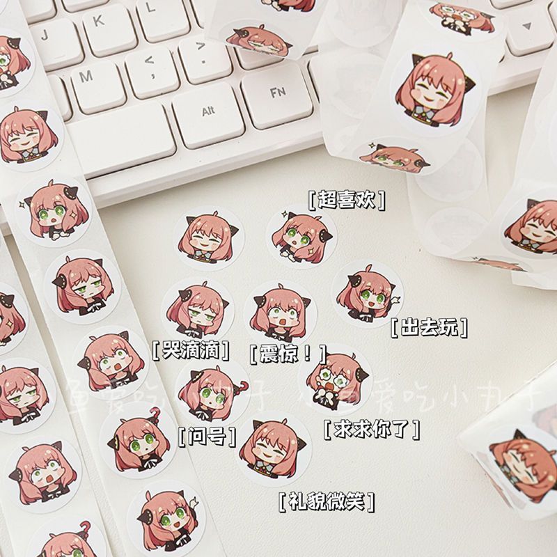 500PCS Spy Family Ania Cute Cu - Laptop Accessories Cover review and price