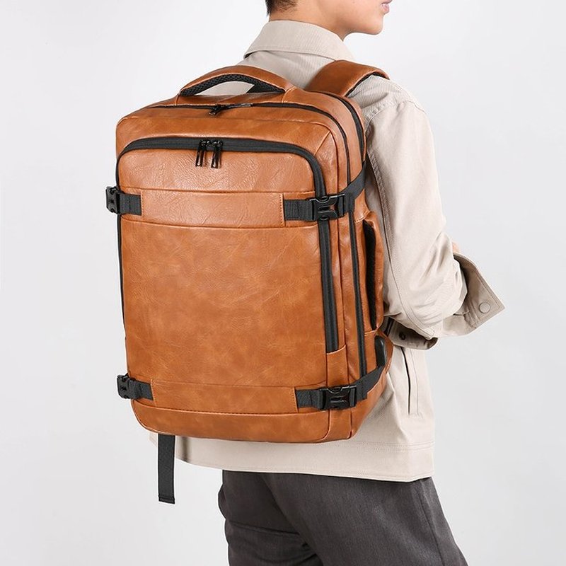2027 NEW  Men Backpack PU Leat - Laptop Accessories Bag review and price