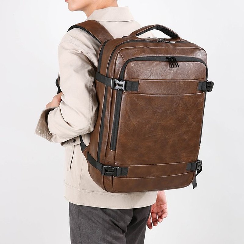 2027 NEW  Men Backpack PU Leat - Laptop Accessories Bag review and price