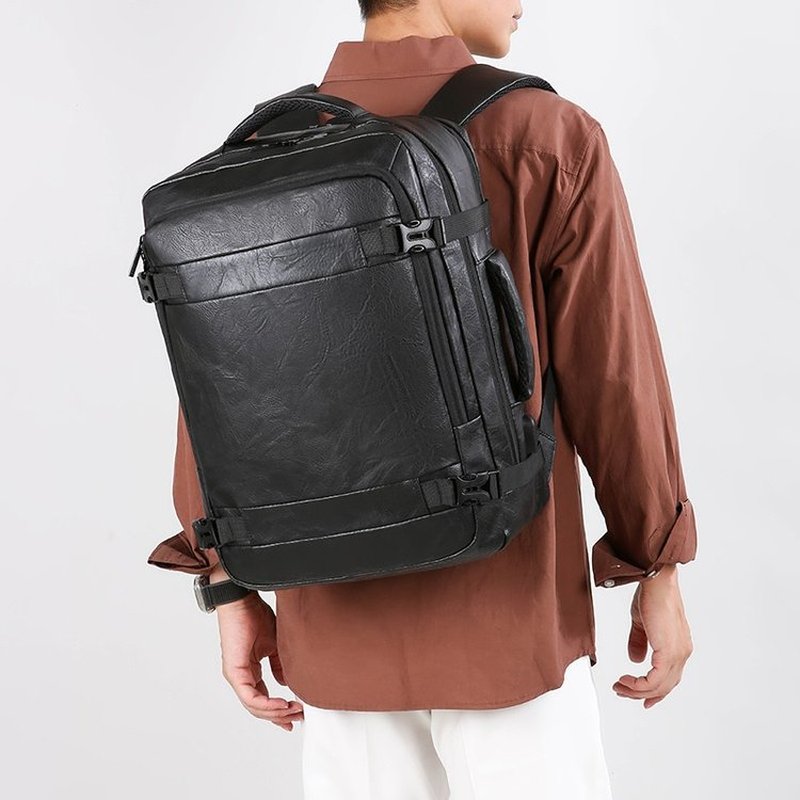 2027 NEW  Men Backpack PU Leat - Laptop Accessories Bag review and price