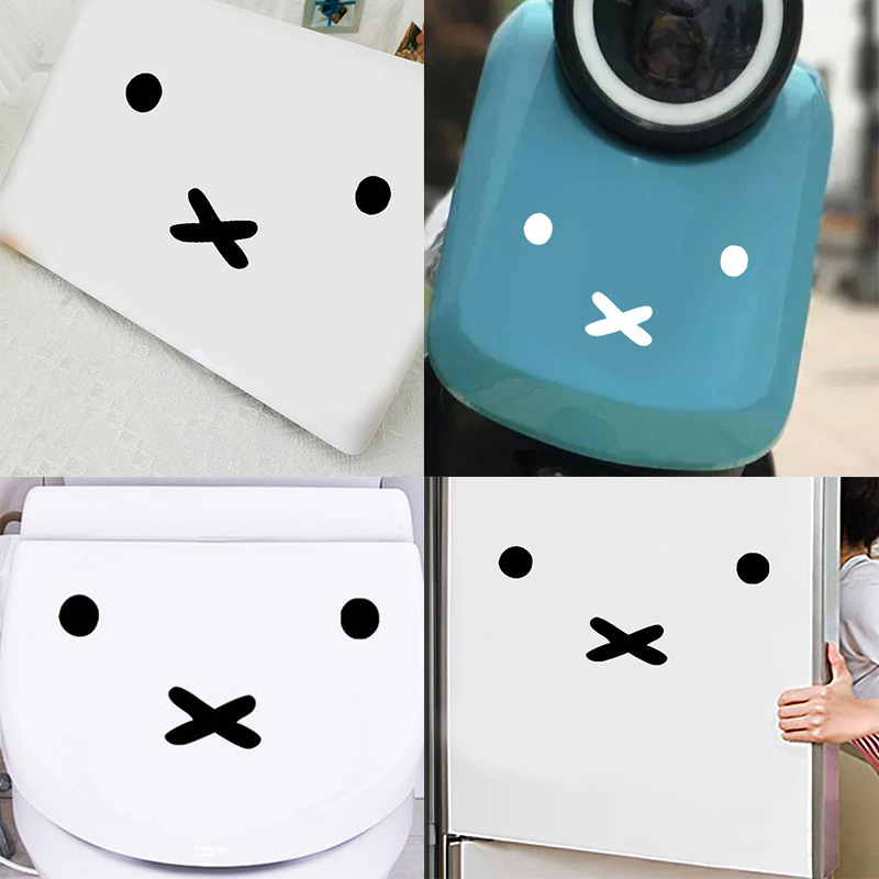 Kawaii Miffy Cartoon Emoji Car - Laptop Accessories All review and price
