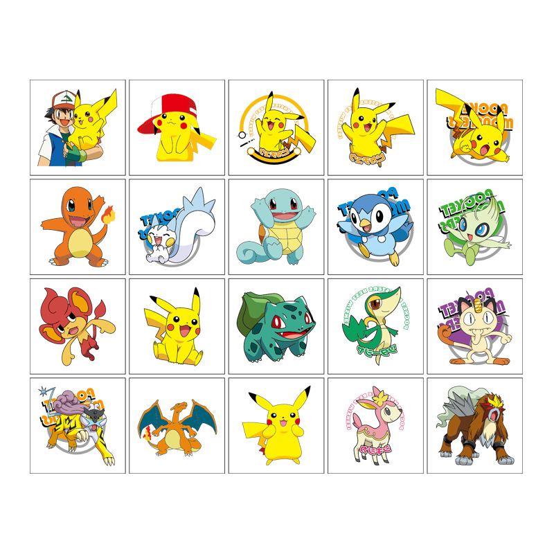 5*5cm 20pcs Pokemon Pikachu Ta - Laptop Accessories All review and price