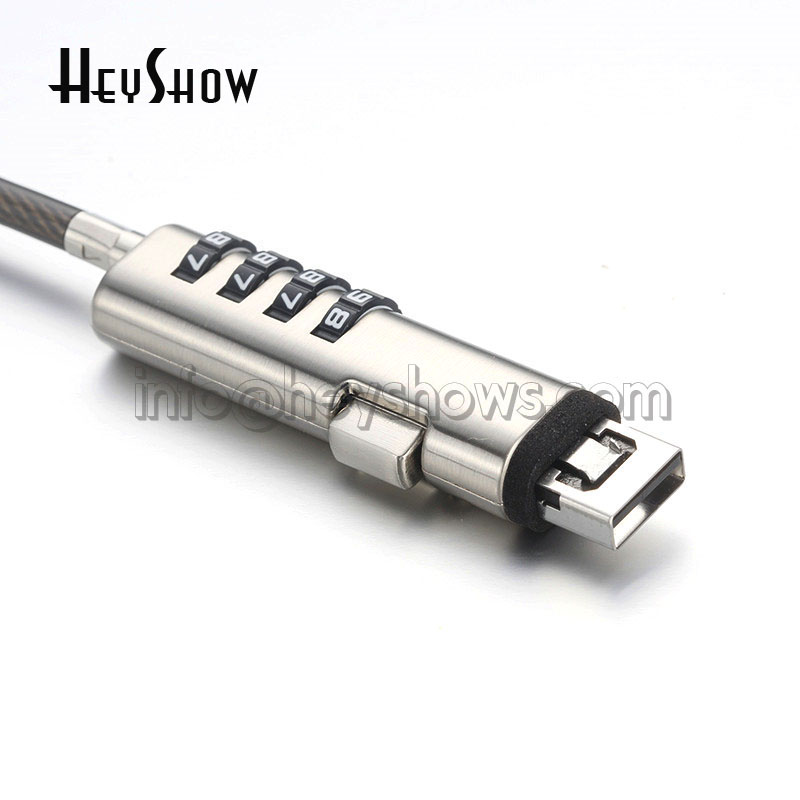 4-Digit Password Protected USB - Laptop Lock Cable review and price