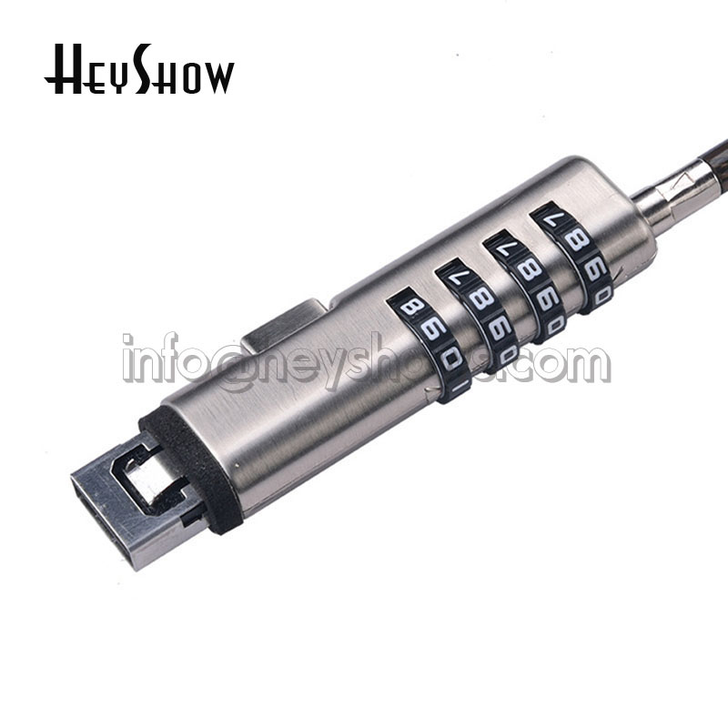 4-Digit Password Protected USB - Laptop Lock Cable review and price