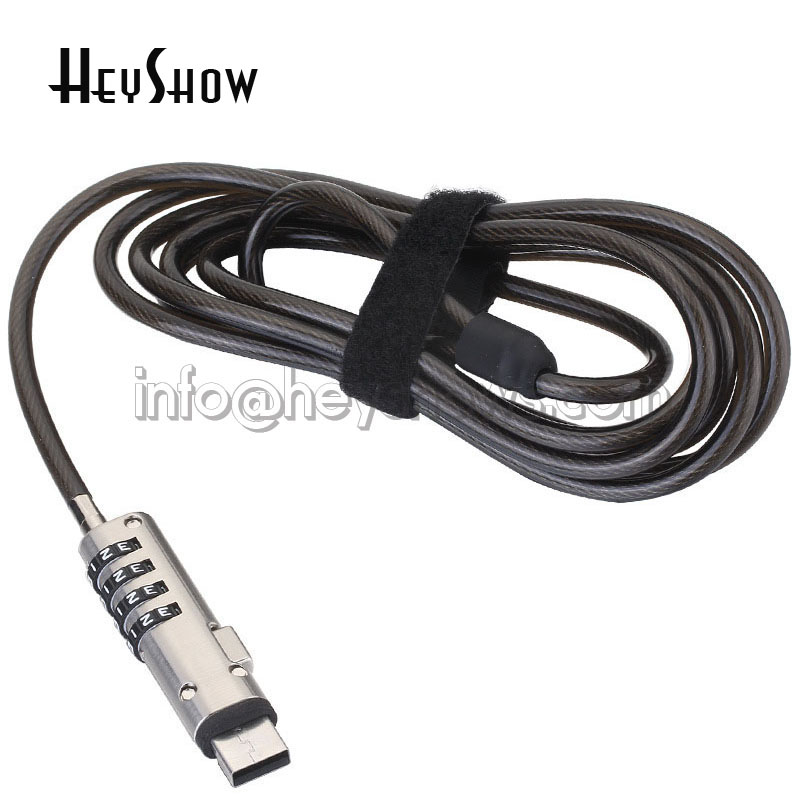 4-Digit Password Protected USB - Laptop Lock Cable review and price