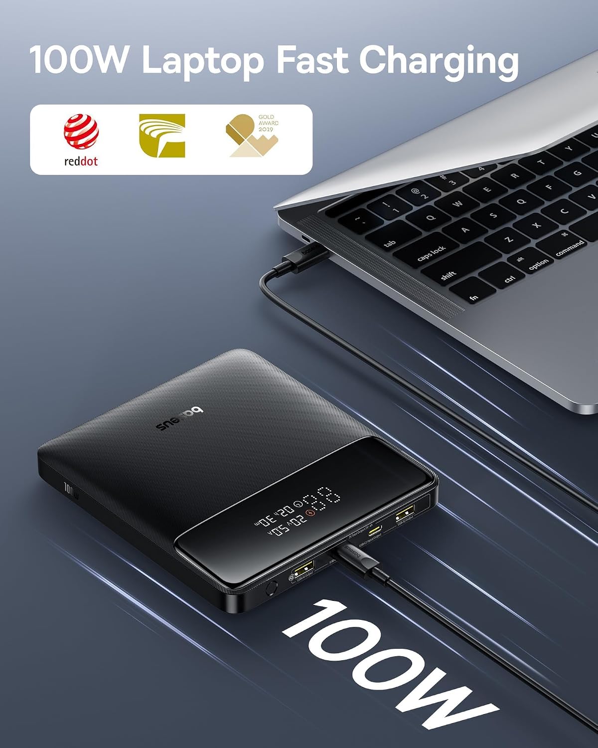 Baseus Laptop Portable Charger - Laptop Lock Cable review and price