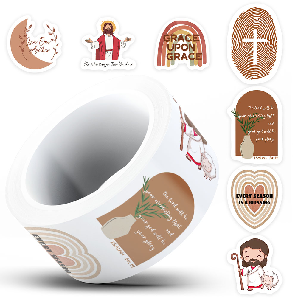 500pcs Jesus Bible Sticker For - Laptop Accessories Aesthetic review and price