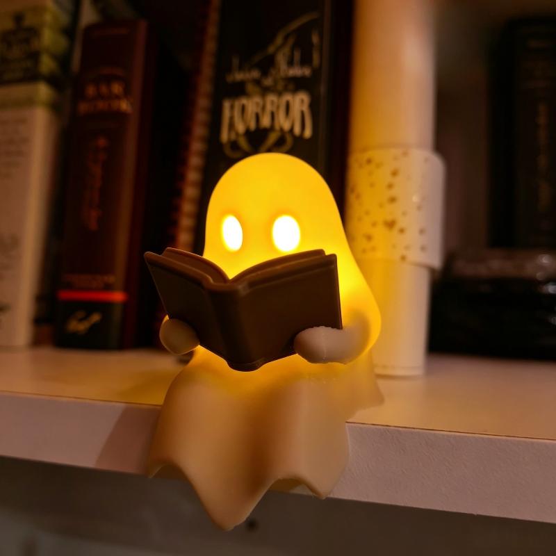 Cute Ghost Reading Book Lamp H - Laptop Accessories Light review and price