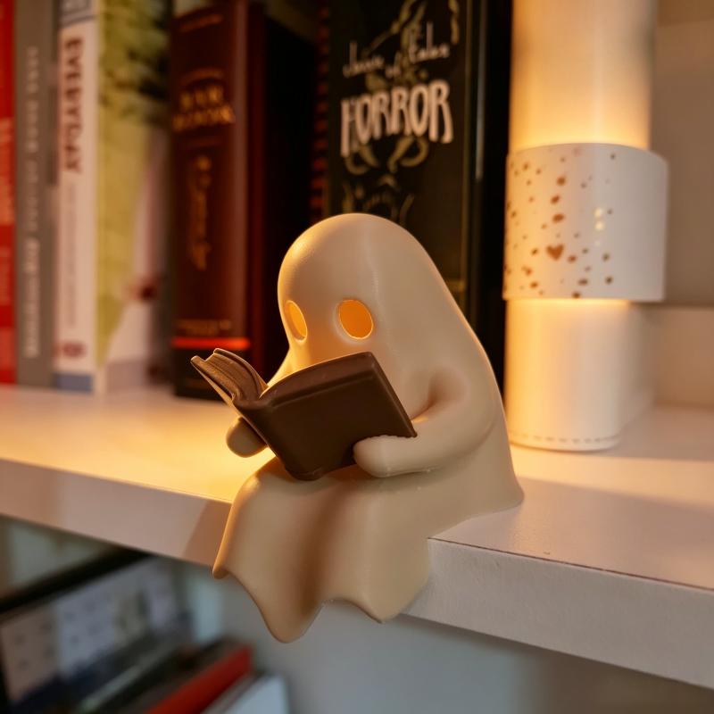 Cute Ghost Reading Book Lamp H - Laptop Accessories Light review and price