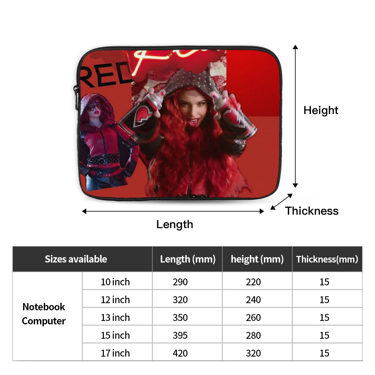 Descendants 4 The Rise Of Red  - Laptop Accessories Pouch review and price
